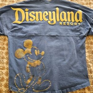 Disneyland Resort Spirit Jersey Navy & Gold size LARGE